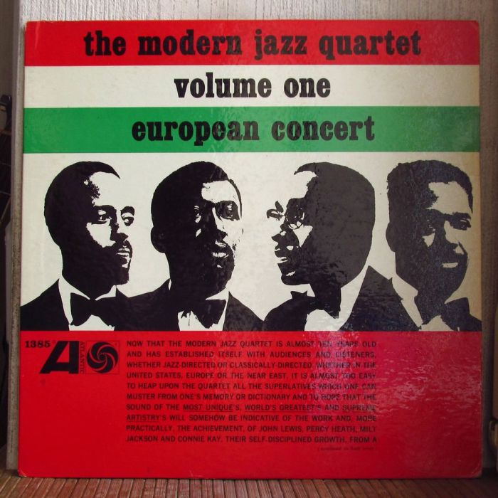 Платівка Модерн Джаз Квартет | The Modern Jazz Quartet  - European Concert : Volume One