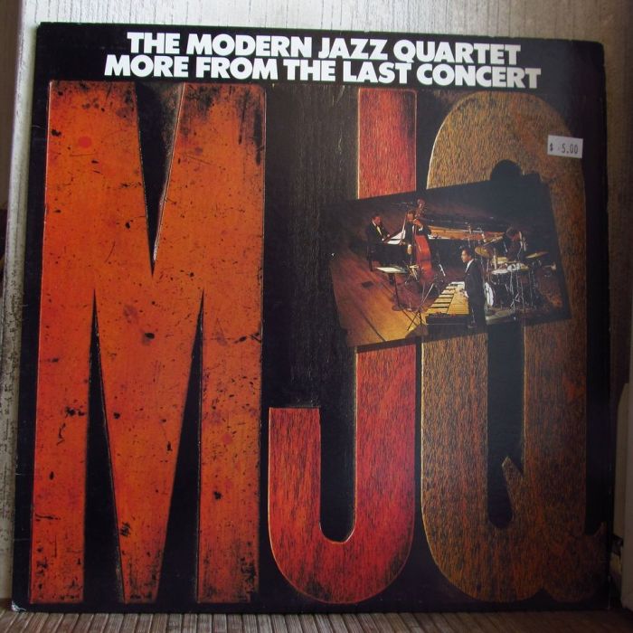 Платівка Модерн Джаз Квартет|The Modern Jazz Quartet – More From The Last Concert
