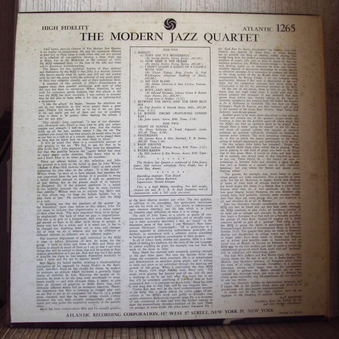 Платівка Модерн Джаз Квартет- Модерн Джаз Квартет | The Modern Jazz Quartet – Modern Jazz Quartet