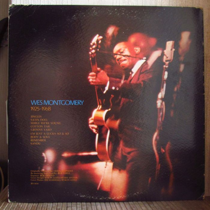 Платівка Вес Монтгомері | Wes Montgomery – March 6, 1925-June 15, 1968