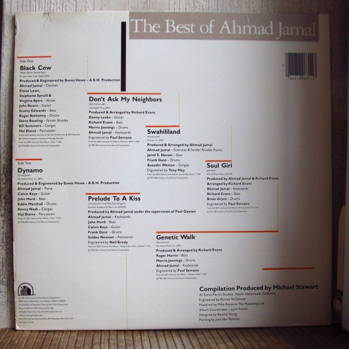 Платівка Ахмад Джамал | Ahmad Jamal – The Best Of Ahmad Jamal