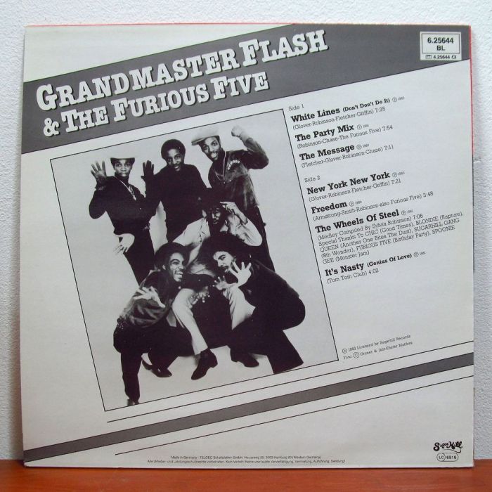 Платівка Грандмастер Флеш | Grandmaster Flash & The Furious Five – Grandmaster Flash & The Furious Five