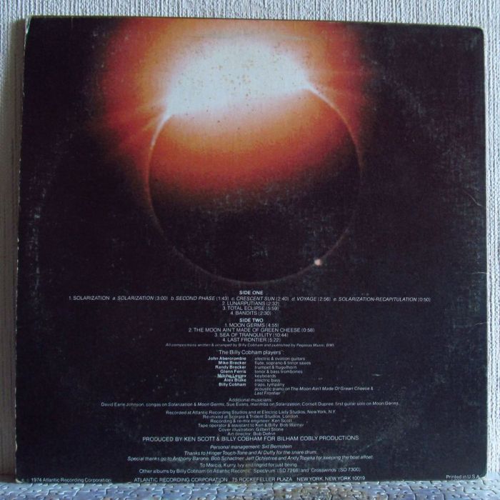 Платівка Біллі Кобхем | Billy Cobham – Total Eclipse