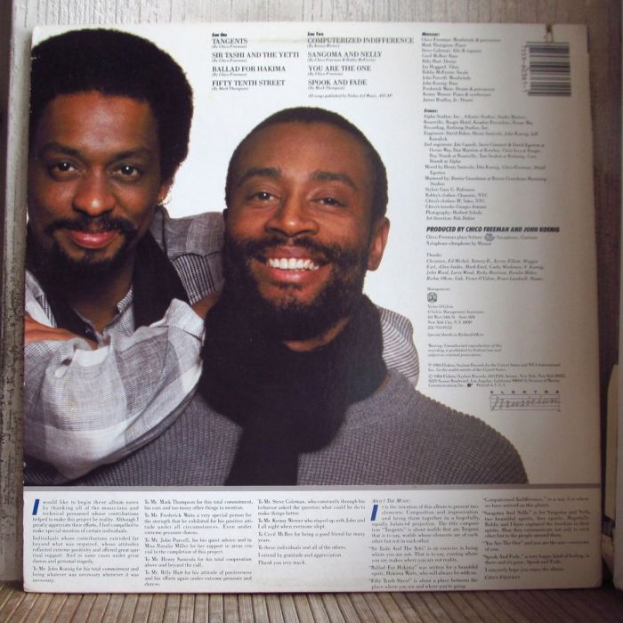 Платівка Чіко Фрімен і Боббі Макферрін | Chico Freeman Featuring Bobby McFerrin - Tangents