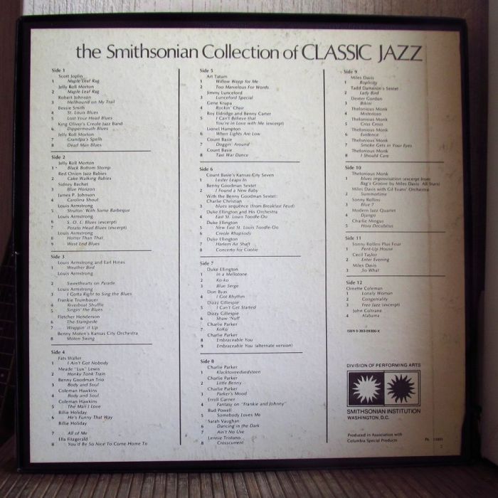 Платівка Смітсонівська колекція класичного джазу | The Smithsonian Collection Of Classic Jazz (box set)