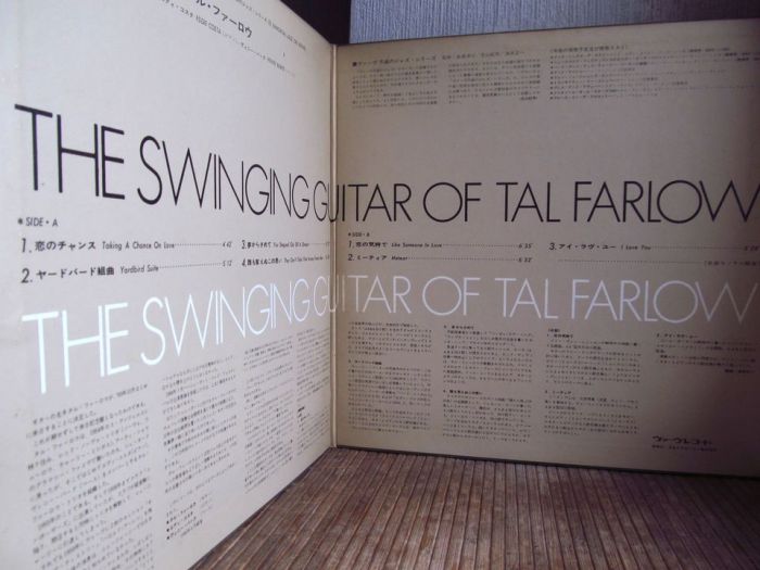 Платівка Тал Фарлоу | Tal Farlow – The Swinging Guitar Of Tal Farlow