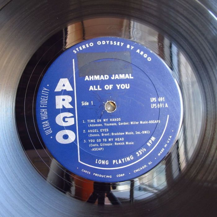 Платівка Ахмад Джамал | Ahmad Jamal – All Of You