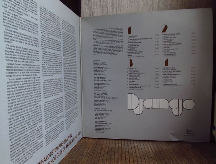Платівка Джанго Рейнхардт | Django Reinhardt / Stephane Grappelli – The Quintet Of The Hot Club Of France (1936-1937) Django Volume 1