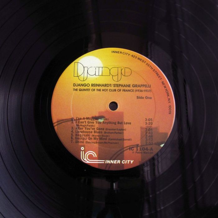 Платівка Джанго Рейнхардт | Django Reinhardt / Stephane Grappelli – The Quintet Of The Hot Club Of France (1936-1937) Django Volume 1