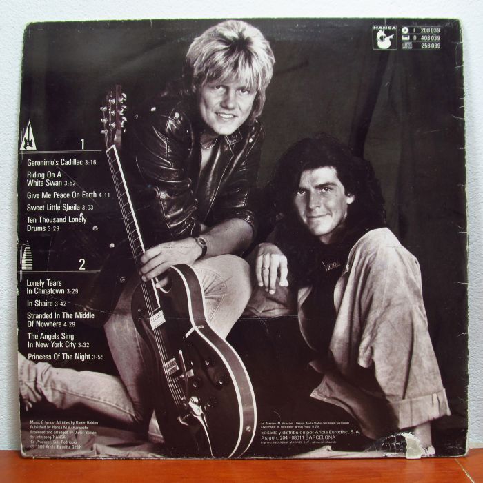 Платівка Модерн Токінг | Modern Talking – In The Middle Of Nowhere - The 4th Album