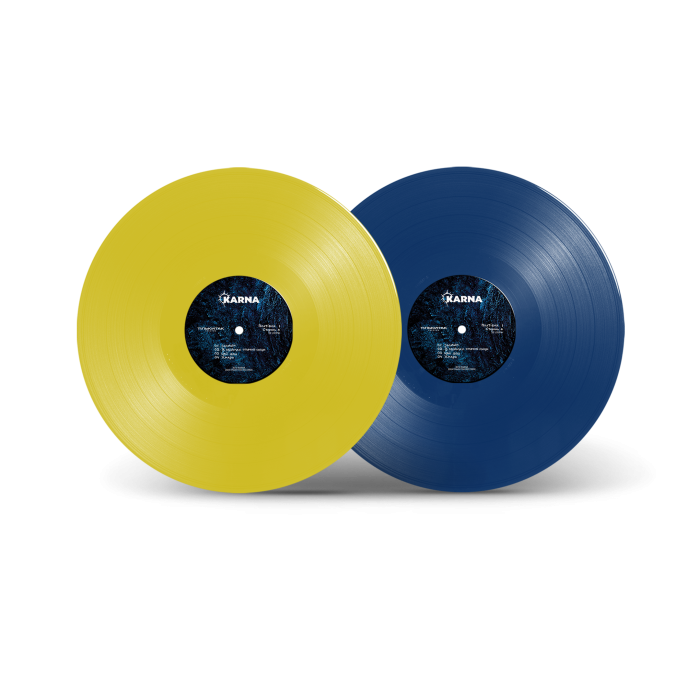 Платівка Карна – Karna (2LP, Album, Limited Edition, Numbered, Stereo, 180g ,Yellow & Blue Vinyl) | Карна – Карна (Подвійний, Лімітований, Нумерований, 180 гр, Жовто-Блакитний Вініл)