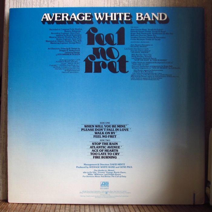 Платівка Аверейдж Вайт Бенд | Average White Band – Feel No Fret