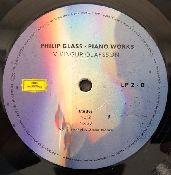 Платівка Philip Glass · Vikingur Olafsson – Piano Works|Філіп Гласс/Вікінгур Олафссон-Фортепіанні твори