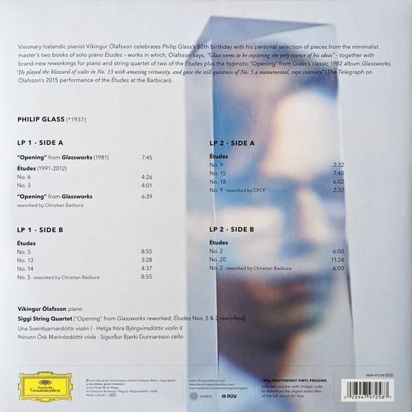 Платівка Philip Glass · Vikingur Olafsson – Piano Works|Філіп Гласс/Вікінгур Олафссон-Фортепіанні твори