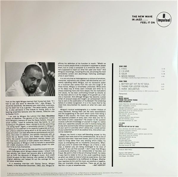 Платівка Mingus – Mingus Mingus Mingus Mingus Mingus |Чарльз Мінгус