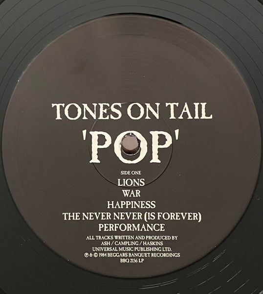 Платівка Tones On Tail – Pop