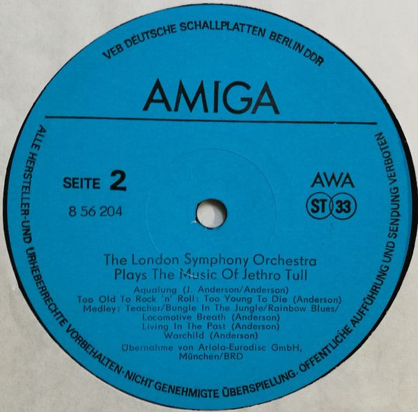 Платівка The London Symphony Orchestra Featuring Ian Anderson – The London Symphony Orchestra Plays The Music Of Jethro Tull Featuring Ian Anderson (A Classic Case)
