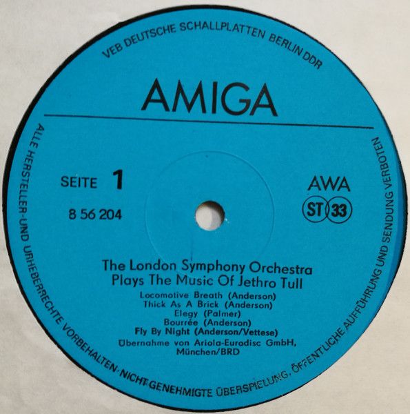 Платівка The London Symphony Orchestra Featuring Ian Anderson – The London Symphony Orchestra Plays The Music Of Jethro Tull Featuring Ian Anderson (A Classic Case)