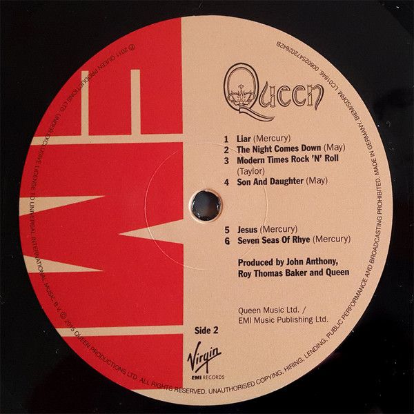 Платівка Queen – Queen|Квін