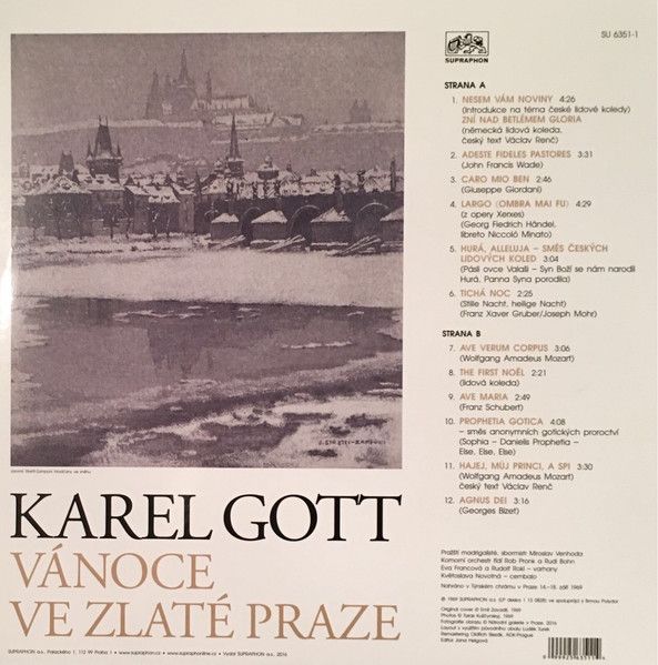 Платівка Karel Gott – Vánoce Ve Zlaté Praze|Карел Готт