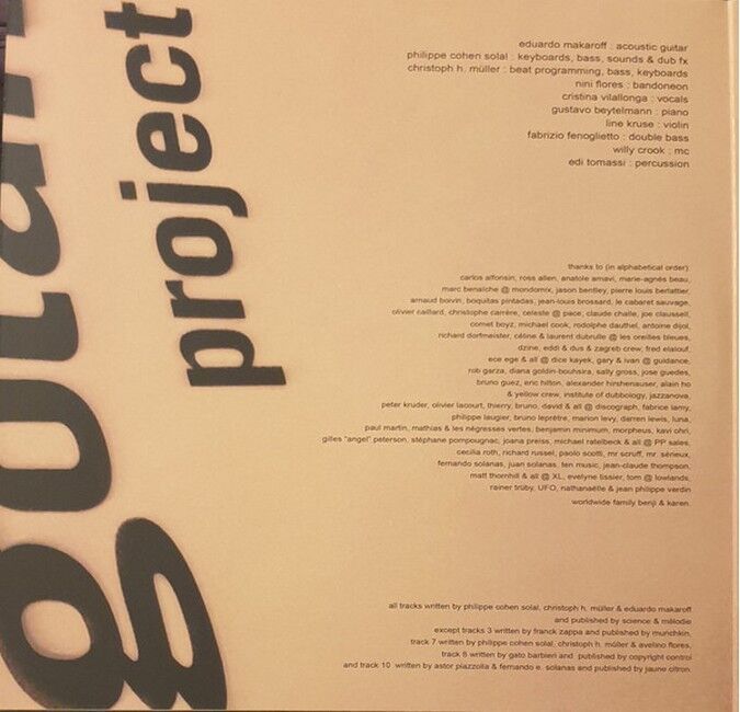 Gotan Project – La Revancha Del Tango (2LP, Gatefold Vinyl)