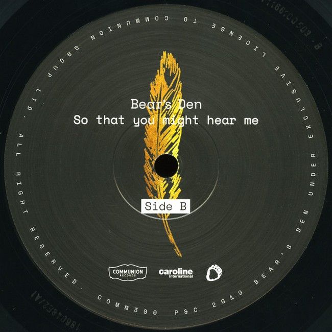 Bear's Den – So That You Might Hear Me (Vinyl)