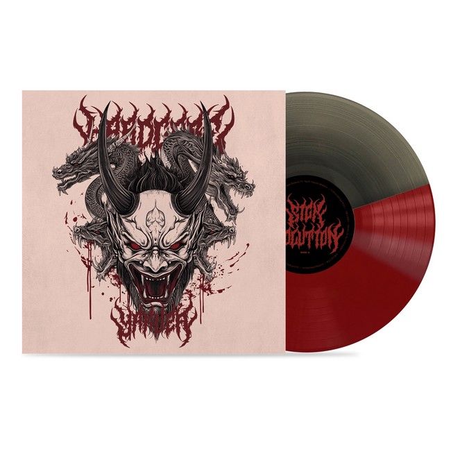 Sick Solution – Hardcore Yakuza (LP, Album, Limited Edition, Numbered, 180g Black Ice/Red Translucent Vinyl)