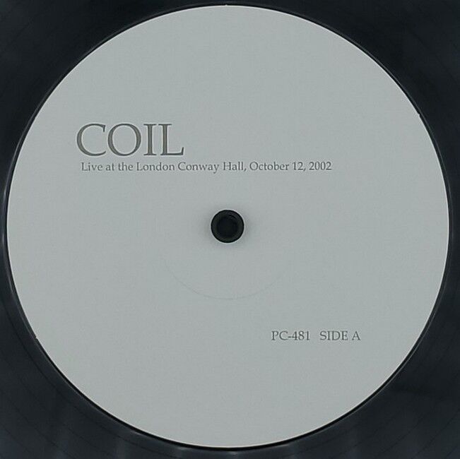 Coil – Live At The London Convay Hall, October 12, 2002 (Vinyl)