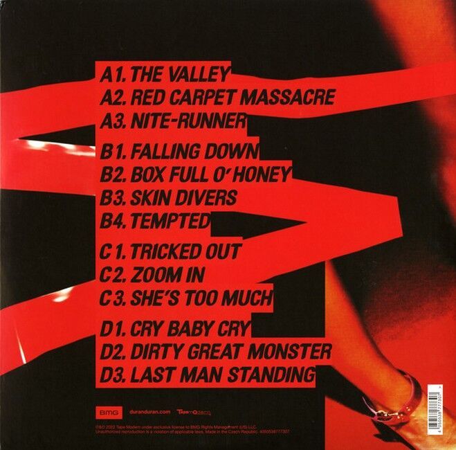 Платівка Duran Duran – Red Carpet Massacre |Дюран Дюран-Червона килимова різанина(2xLP, Red Vinyl)