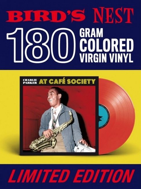 Charlie Parker – At Cafe Society (LP, Compilation, Limited Edition, Red Vinyl)