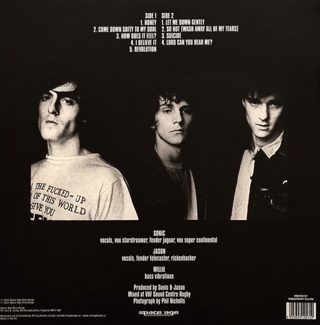 Spacemen 3 – Playing With Fire (LP, Album, Reissue, Translucent Yellow)