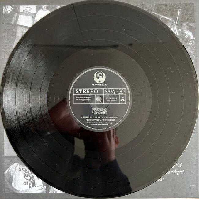 Refused - Pump The Brakes (EP, 12", 33 1/3 RPM, Single Sided, Etched, Limited Edition, Vinyl)