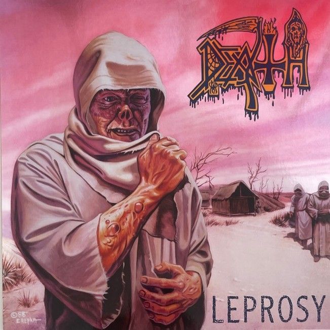 Death – Leprosy (LP, Album, Limited Edition, Pink, Gold, Blue Jay And Hot Pink Splatter Vinyl)