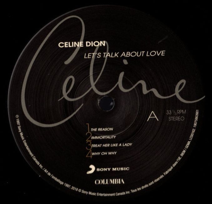 Celine Dion – Let's Talk About Love (Vinyl)