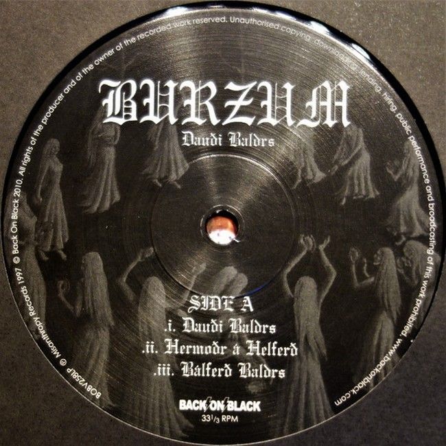 Burzum – Dauoi Baldrs (Vinyl, LP, Album, Reissue, Repress)