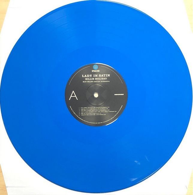 Billie Holiday – Lady In Satin (LP, Album, Limited Edition, Blue Vinyl)