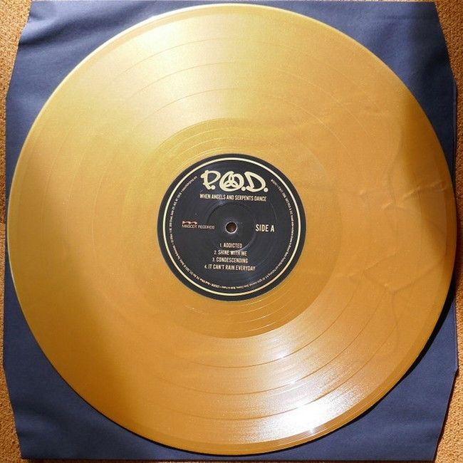 Платівка P.O.D. – When Angels & Serpents Dance(Gold Vinyl)|P.O.D.-Коли танцюють ангели і змії(2xLP)