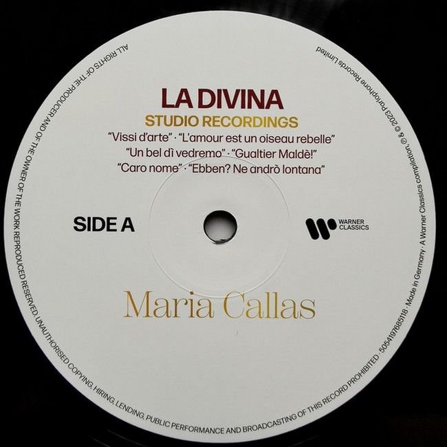 Платівка Maria Callas – La Divina(2)|Марія Каллас-Божественна
