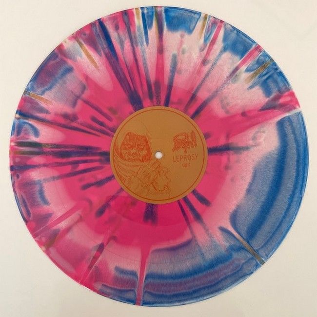 Death – Leprosy (LP, Album, Limited Edition, Pink, Gold, Blue Jay And Hot Pink Splatter Vinyl)