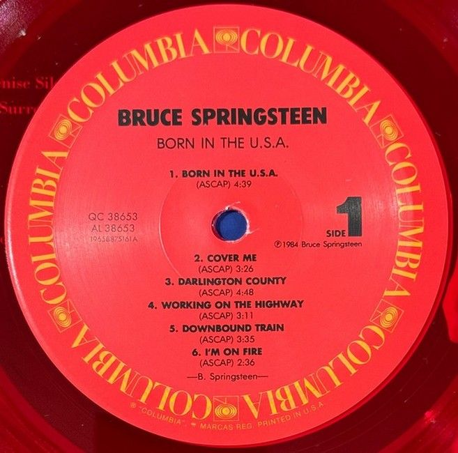 Платівка Bruce Springsteen – Born In The U.S.A.|Брюс Спрінгстін-Народився в США(Red Translucent Vinyl)