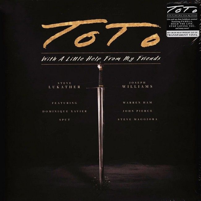 Toto – With A Little Help From My Friends (2LP, Album, Stereo, 180g, Transparent Vinyl)