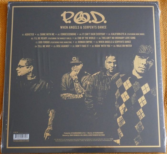 Платівка P.O.D. – When Angels & Serpents Dance(Gold Vinyl)|P.O.D.-Коли танцюють ангели і змії(2xLP)