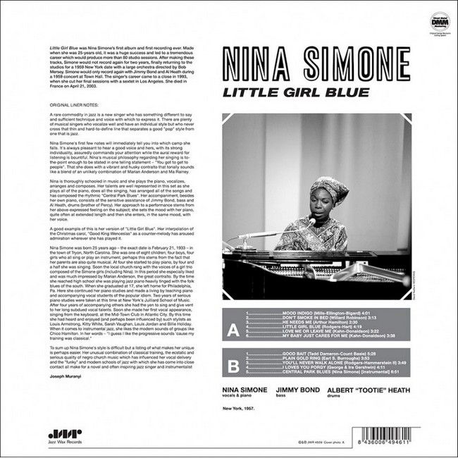 Платівка Nina Simone – Little Girl Blue (3)|Ніна Сімоне-Синя дівчинка