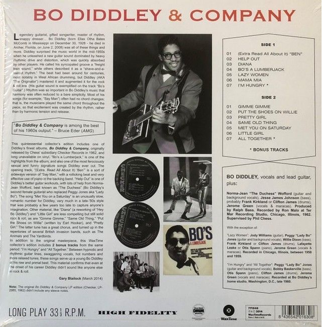 Bo Diddley – Bo Diddley & Company (LP, Reissue, Vinyl)