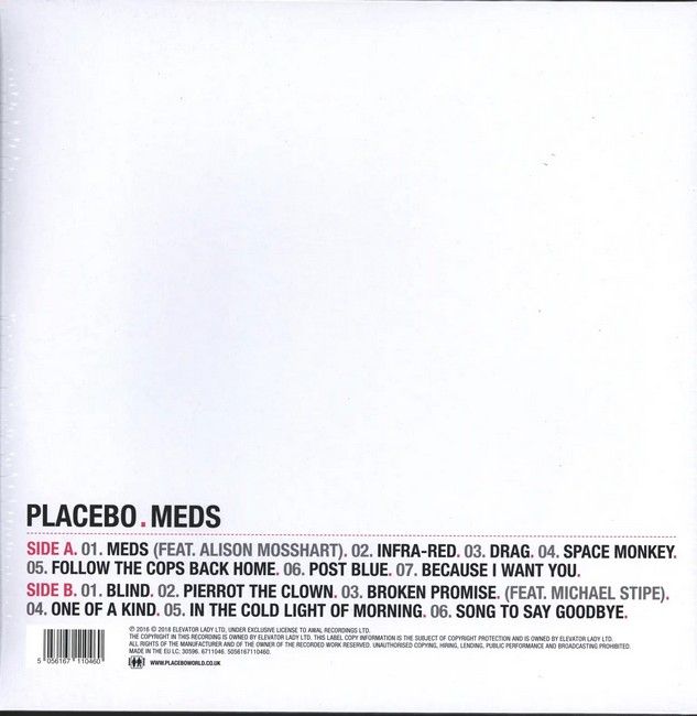 Placebo – Meds (LP, Album, Vinyl)
