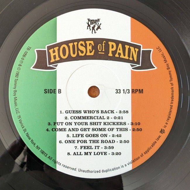 House Of Pain - Fine Malt Lyrics (LP, Reissue, Remastered, 30th Year Anniversary)