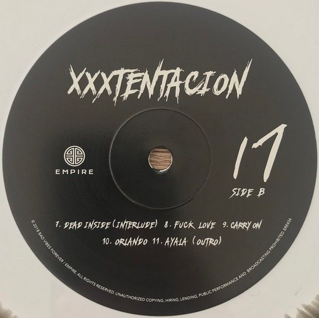 XXXTentacion – 17 (LP, Album, Stereo, Black & White Smash)