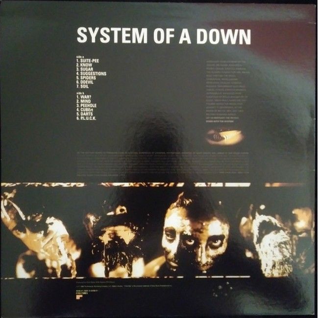 Платівка System Of A Down – System Of A Down(Blue Vinyl)|Система Даун-Система Даун