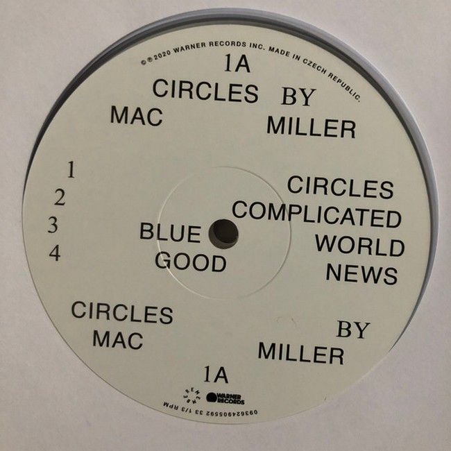 Mac Miller – Circles (2LP, Album, Clear Vinyl)