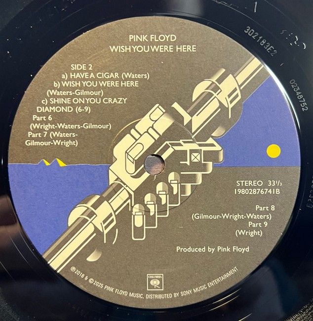 Pink Floyd - Wish You Were Here (LP, Album, Reissue, Remastered, StereoBox Set, 50th Anniversary, Vinyl)